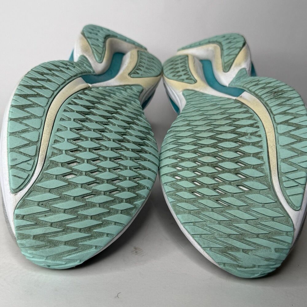 Mizuno Wave Rider 28 Shoes Womens 8 J1GD240372 Running Athletic Gray Teal - Picture 10 of 14